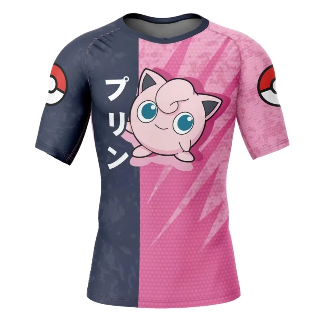 Rash Guard - Camiseta de compresión con estampado de