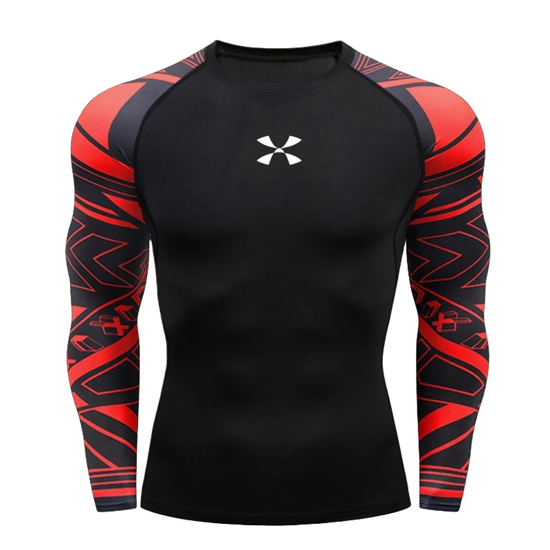 Rash Guard - Camiseta de compresión para gimnasio Cody