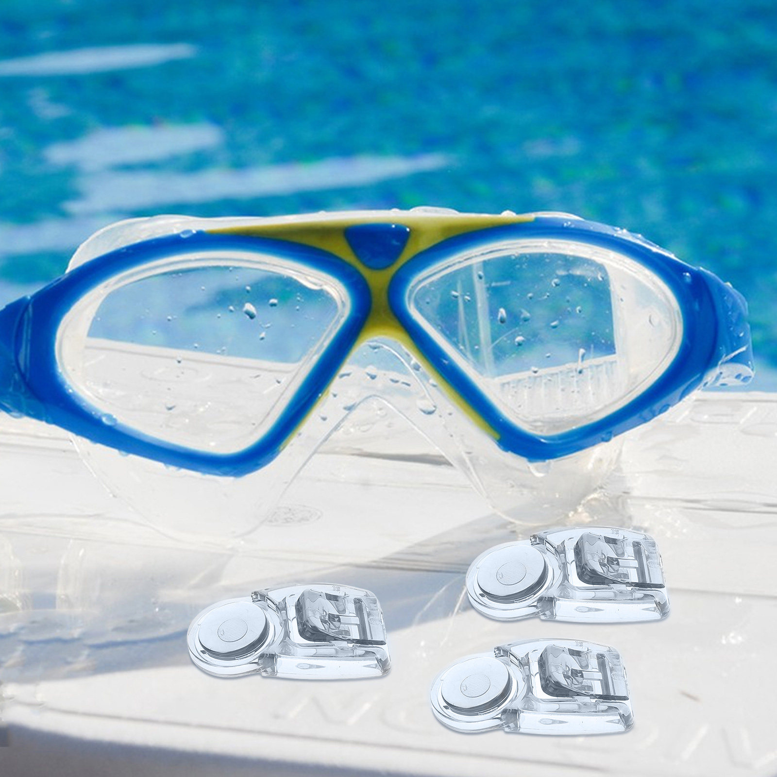 Goggles Swim - 4 piezas de hebillas universales para