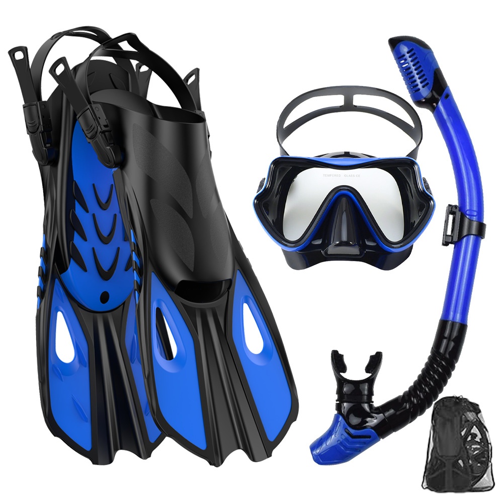 Swim Fins - Set de Snorkel, Máscara de Buceo