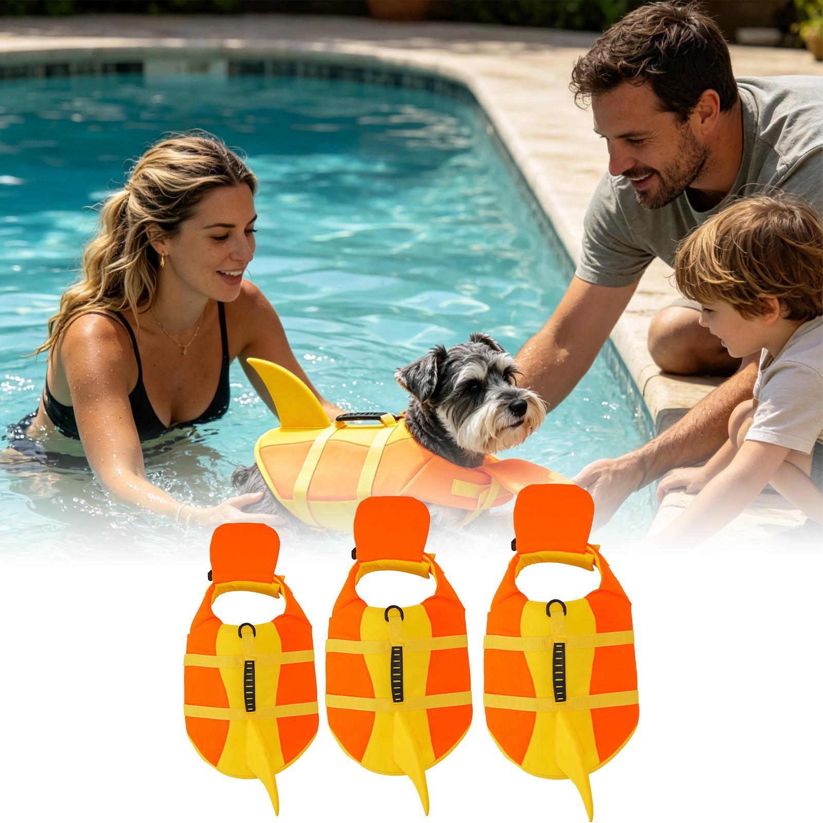 Life Jacket - Chaleco salvavidas para perros con asa,