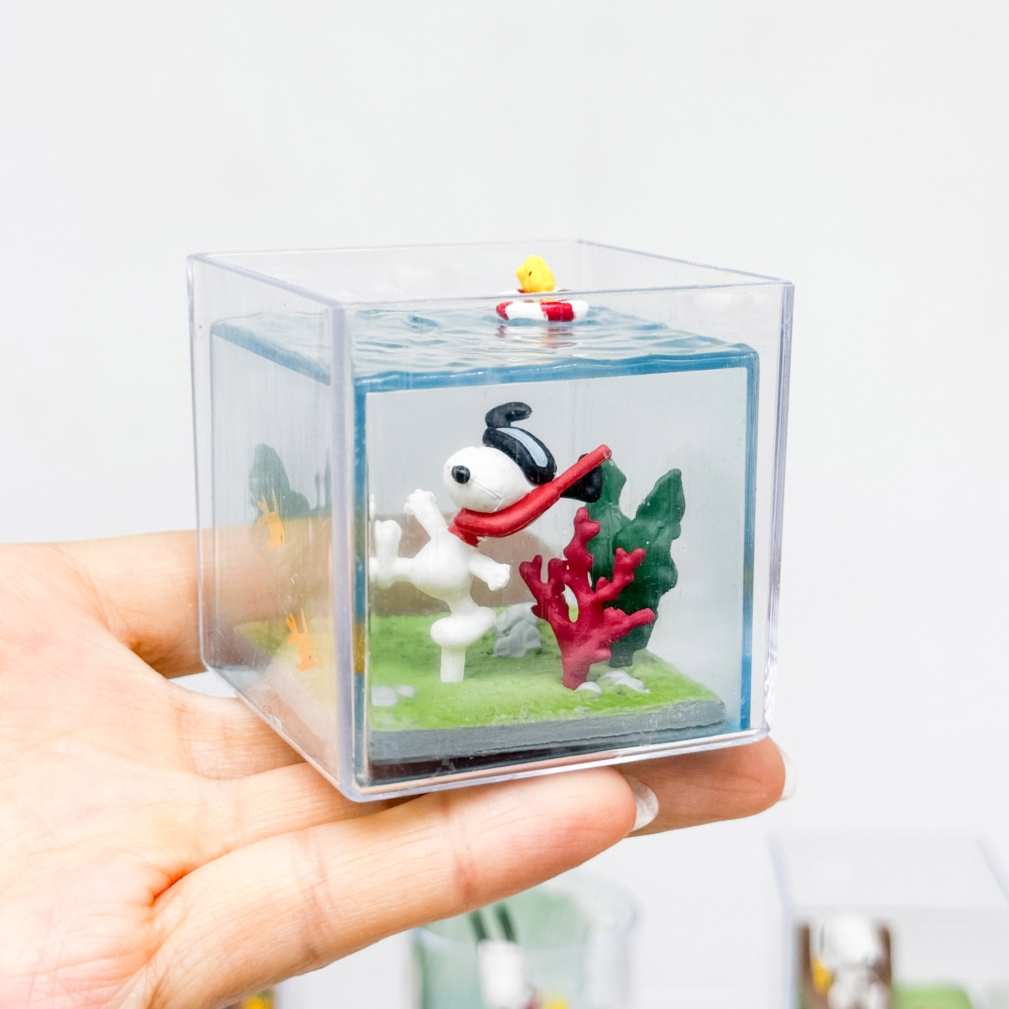 Figuras de Snoopy Woodstock Ha - Snorkel Set reseña y precio