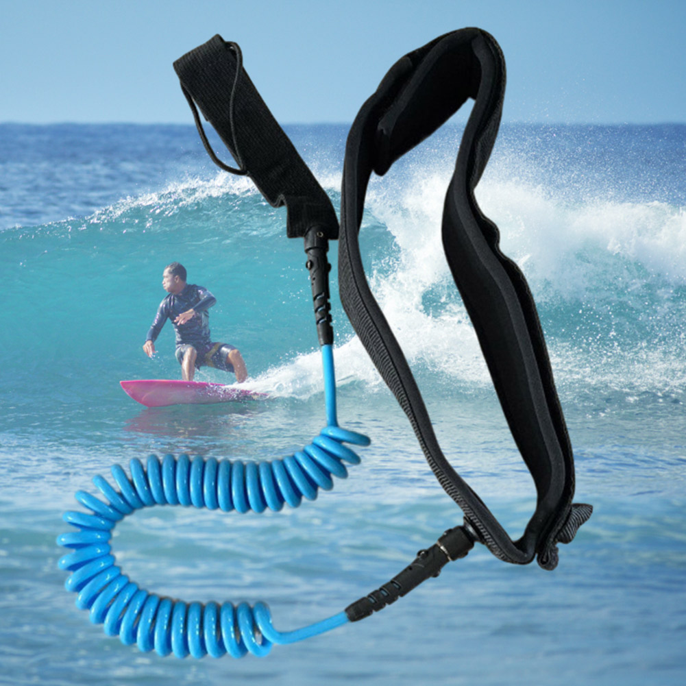 Correa Enrollada Ajustable par - Surfboard Leash reseña y precio