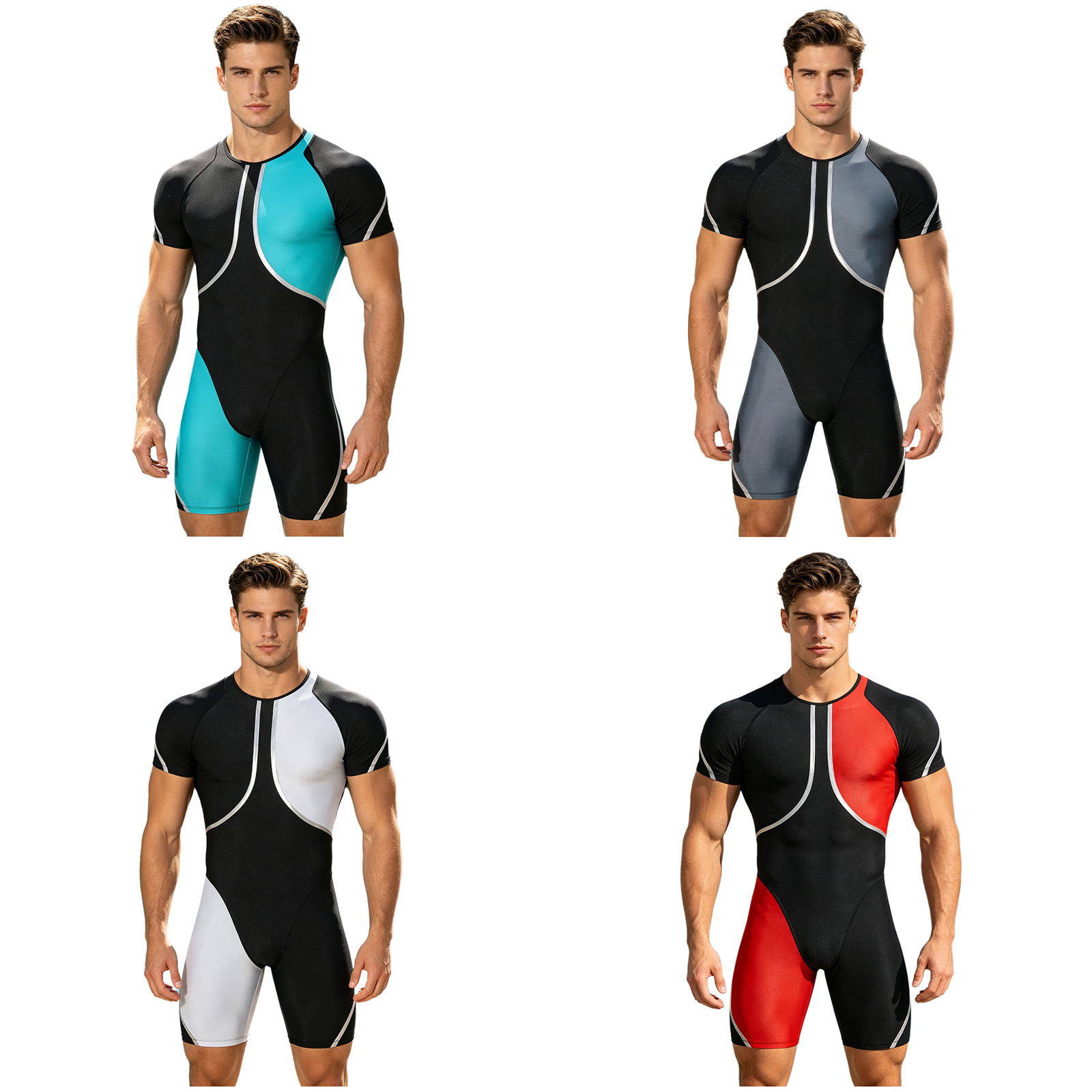 Traje de baño de una pieza par - Wetsuit Men reseña y precio